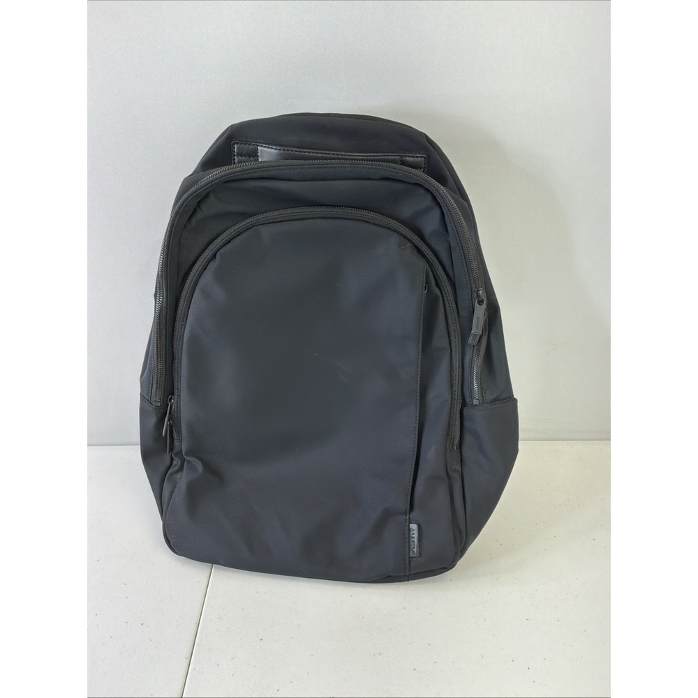 AWAY Travel The Everywhere Zip Backpack BLACK laptop multi pocket
